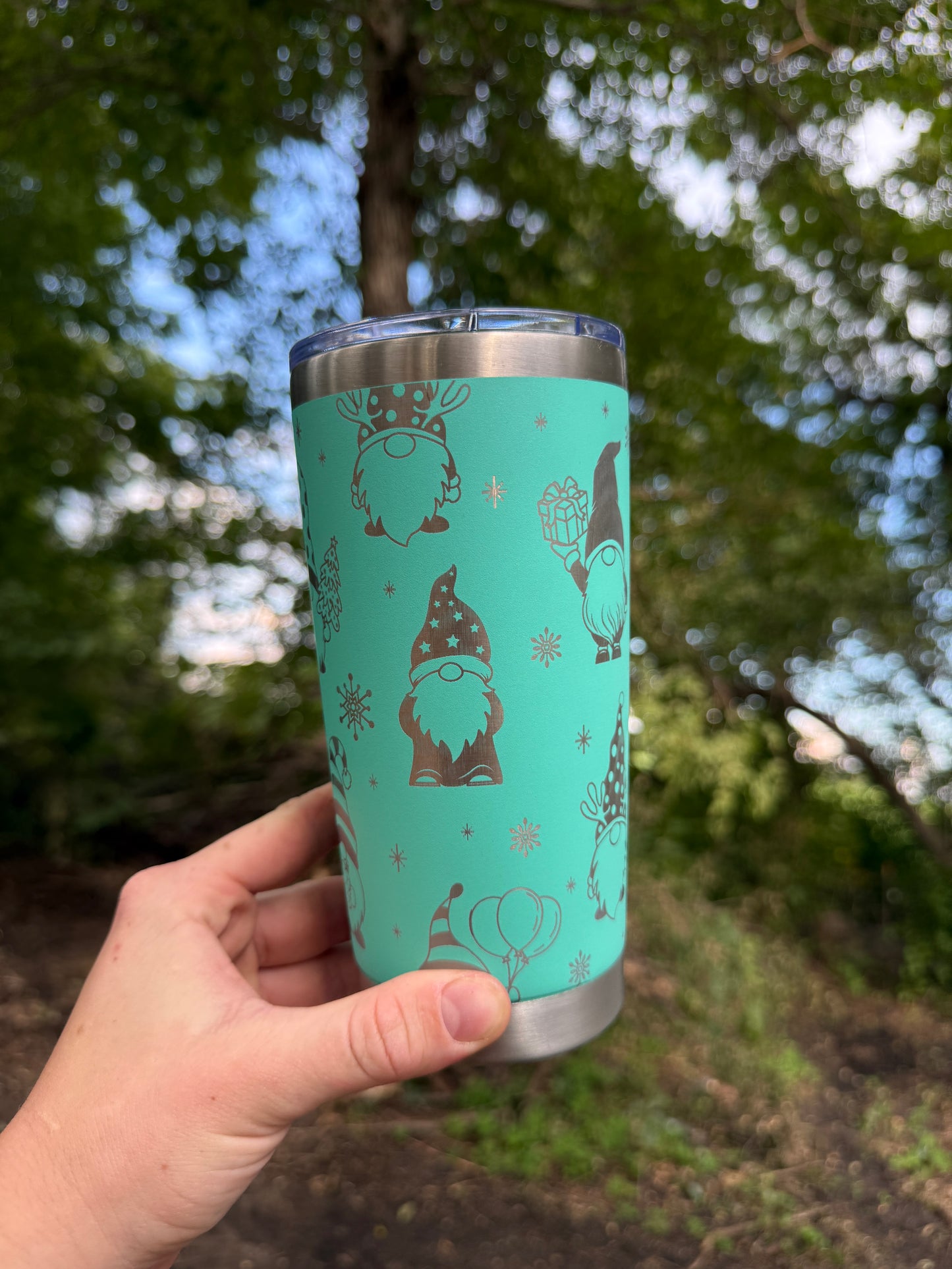 Gnome Stainless Steel Cup - teal