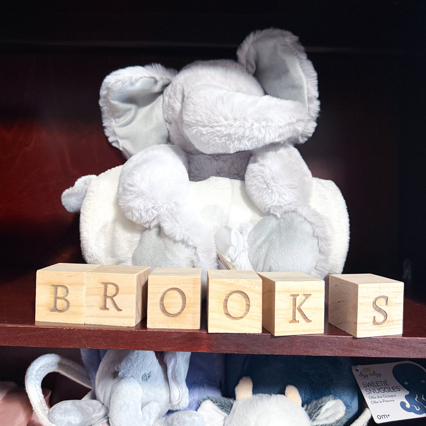 Personalized name blocks, custom engraved wood blocks