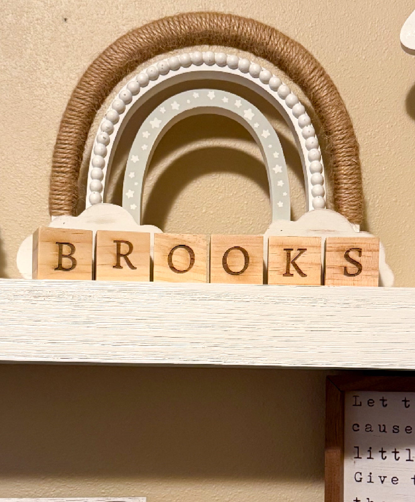 Personalized name blocks, custom engraved wood blocks