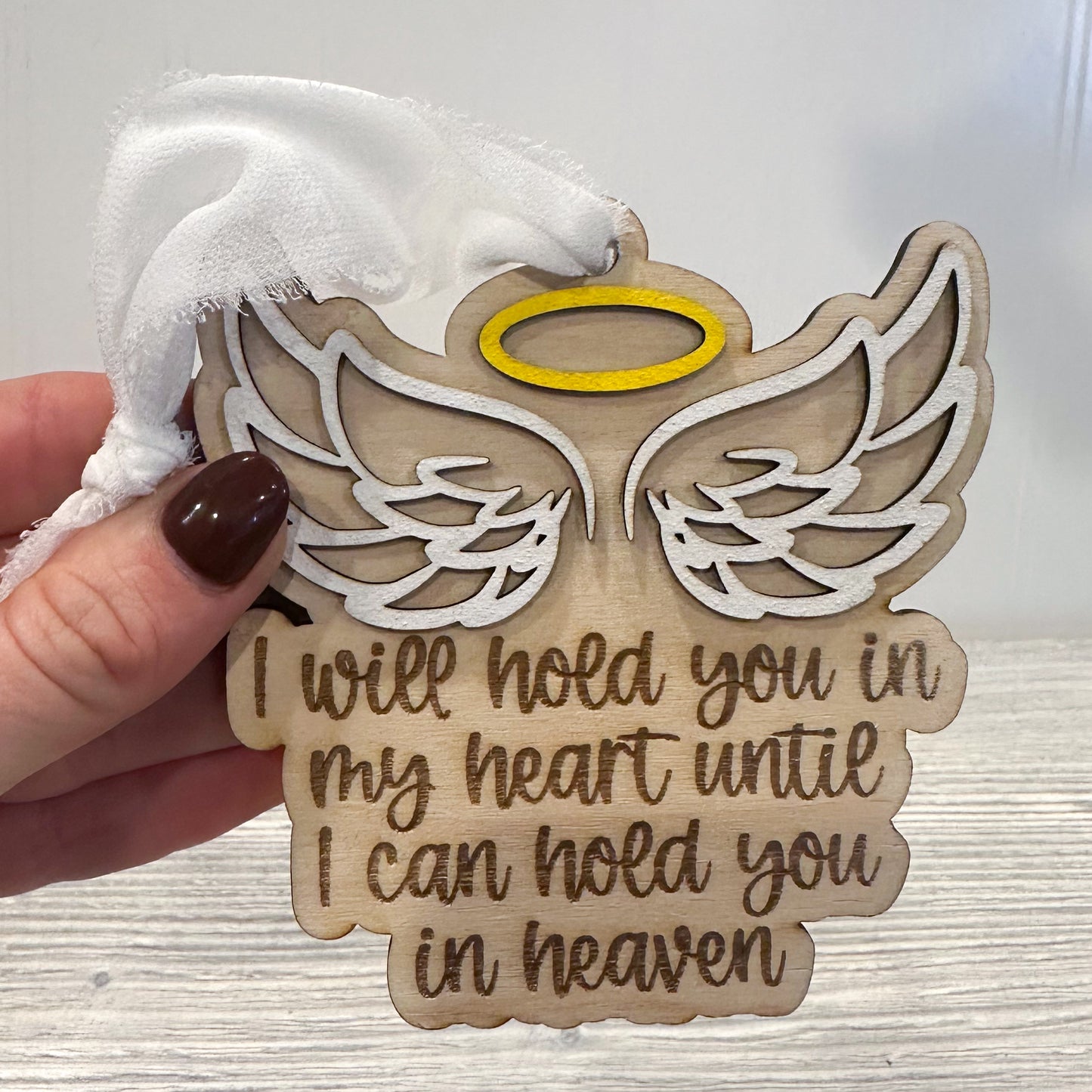 Baby memorial keepsake ornament