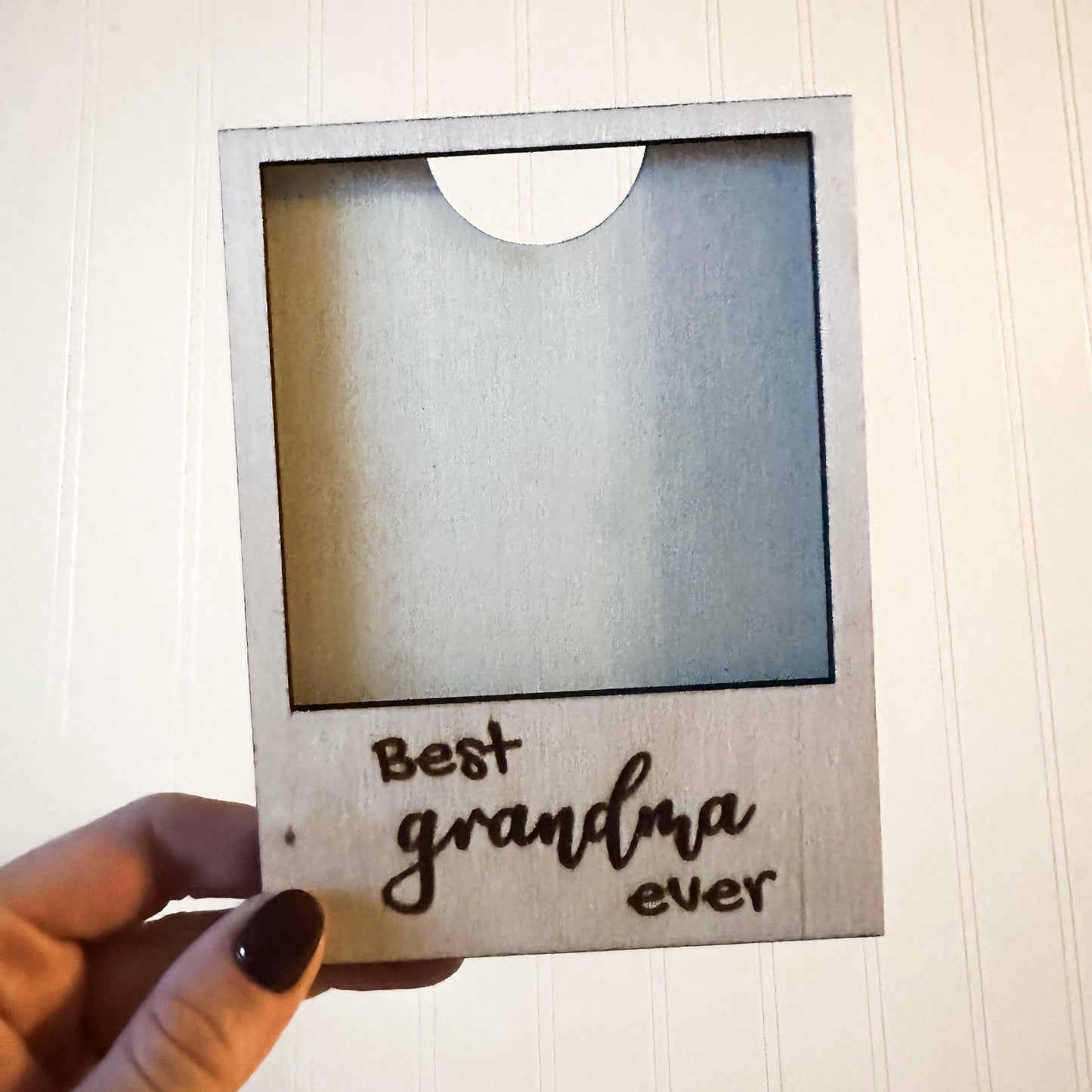 Best grandma, best grandpa, 4x4 photo magnet