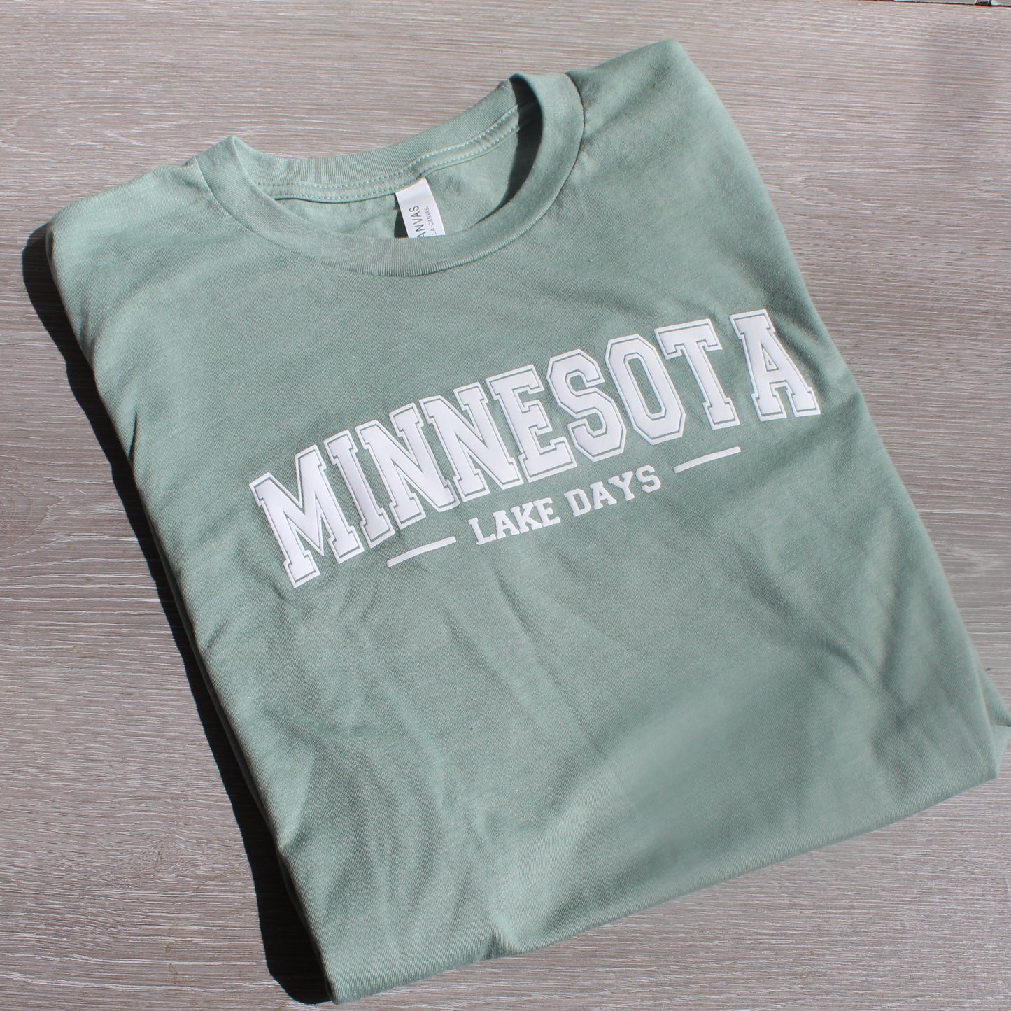 Sage Green Lake Day Shirt - Size Medium