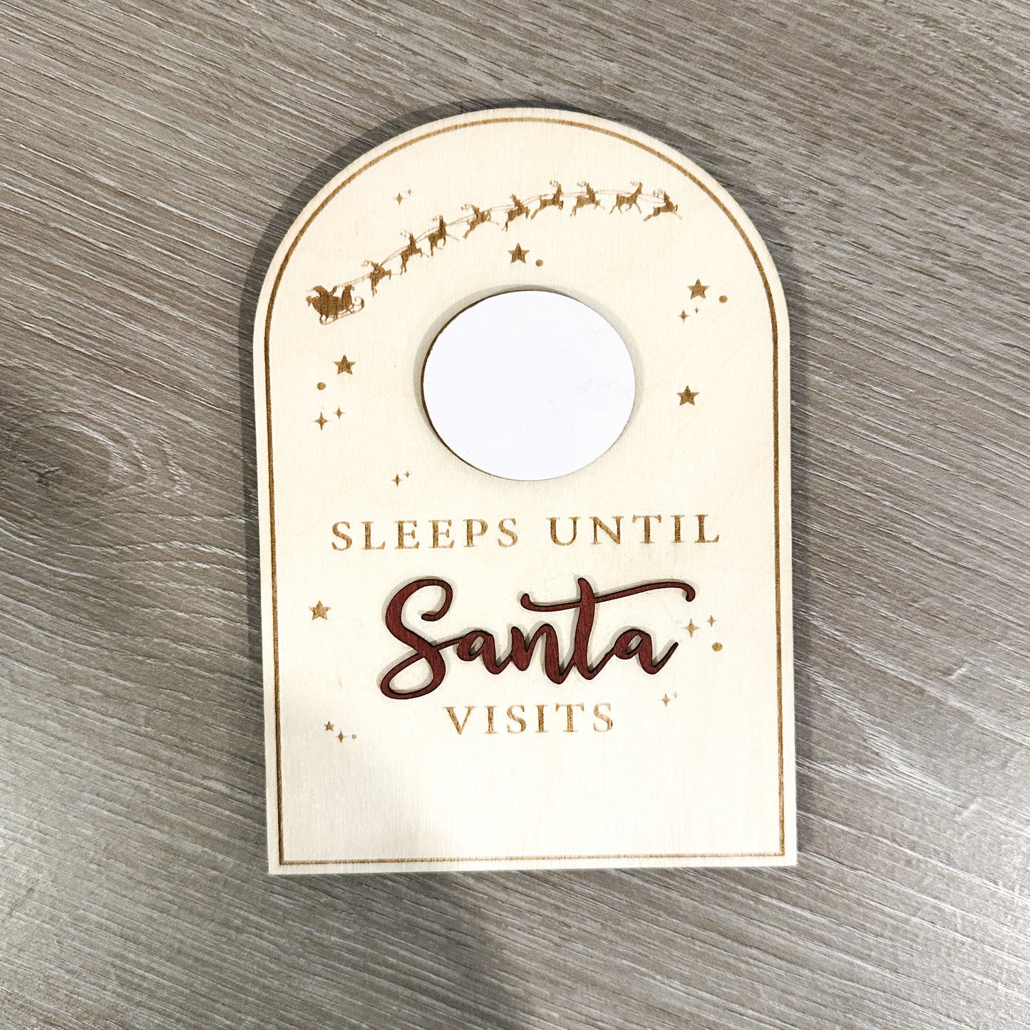 Sleeps Until Santa Magnet