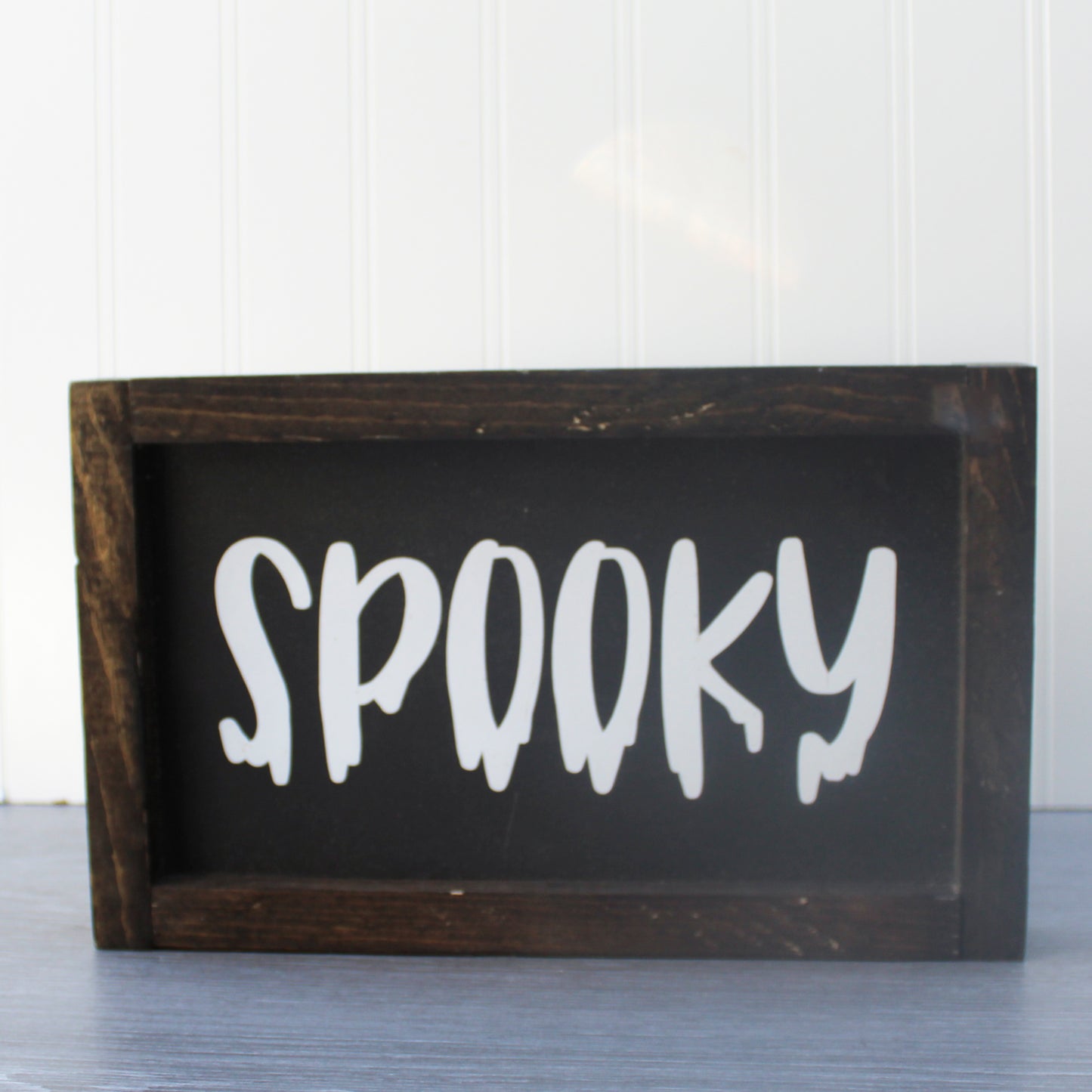 Spooky Wood Sign - 6.75 inches x 11.25 inches