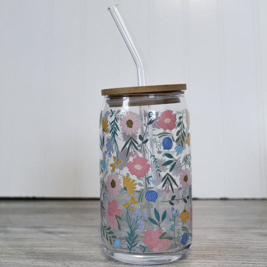 Floral Cup -16oz