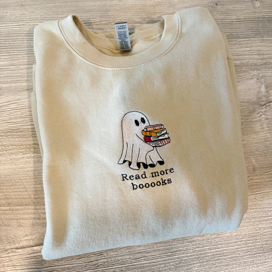 Read More booooks Sweatshirt - Embroidered