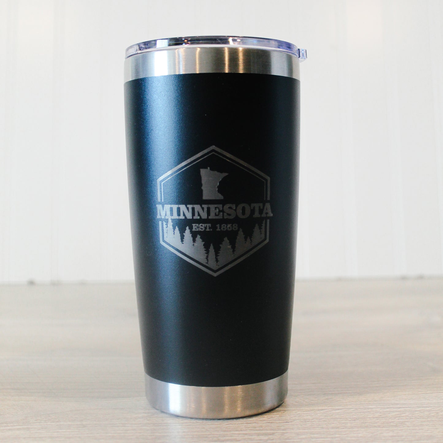 Minnesota 20 oz black tumbler