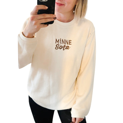 Ribbed Minnesota sweatshirt