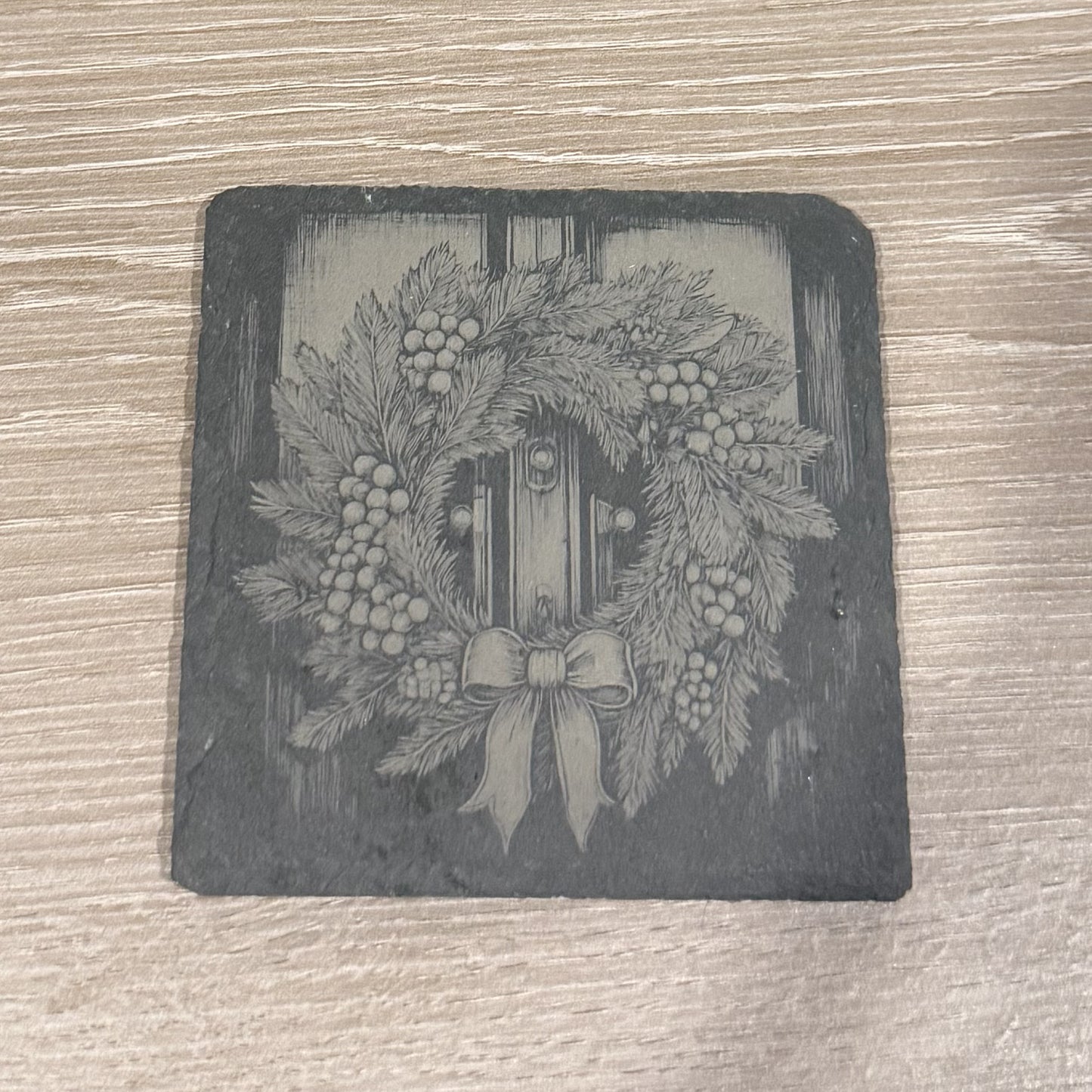 Winter Slate Coaster, Winter Slate Coaster