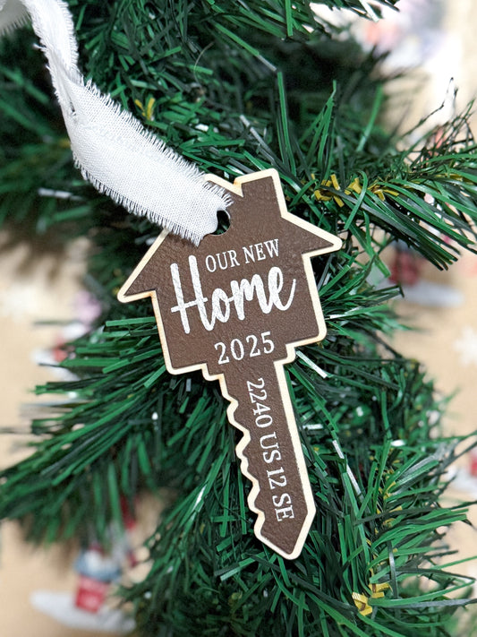 Our New home - House Key Ornament