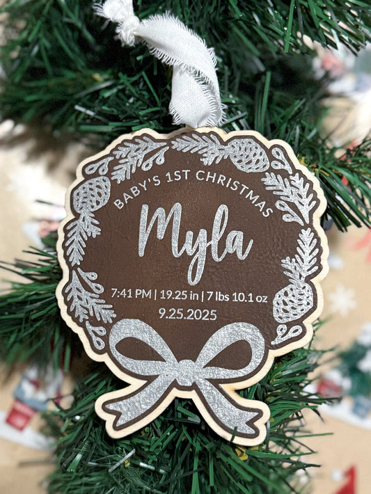 Baby’s 1st Christmas Ornament