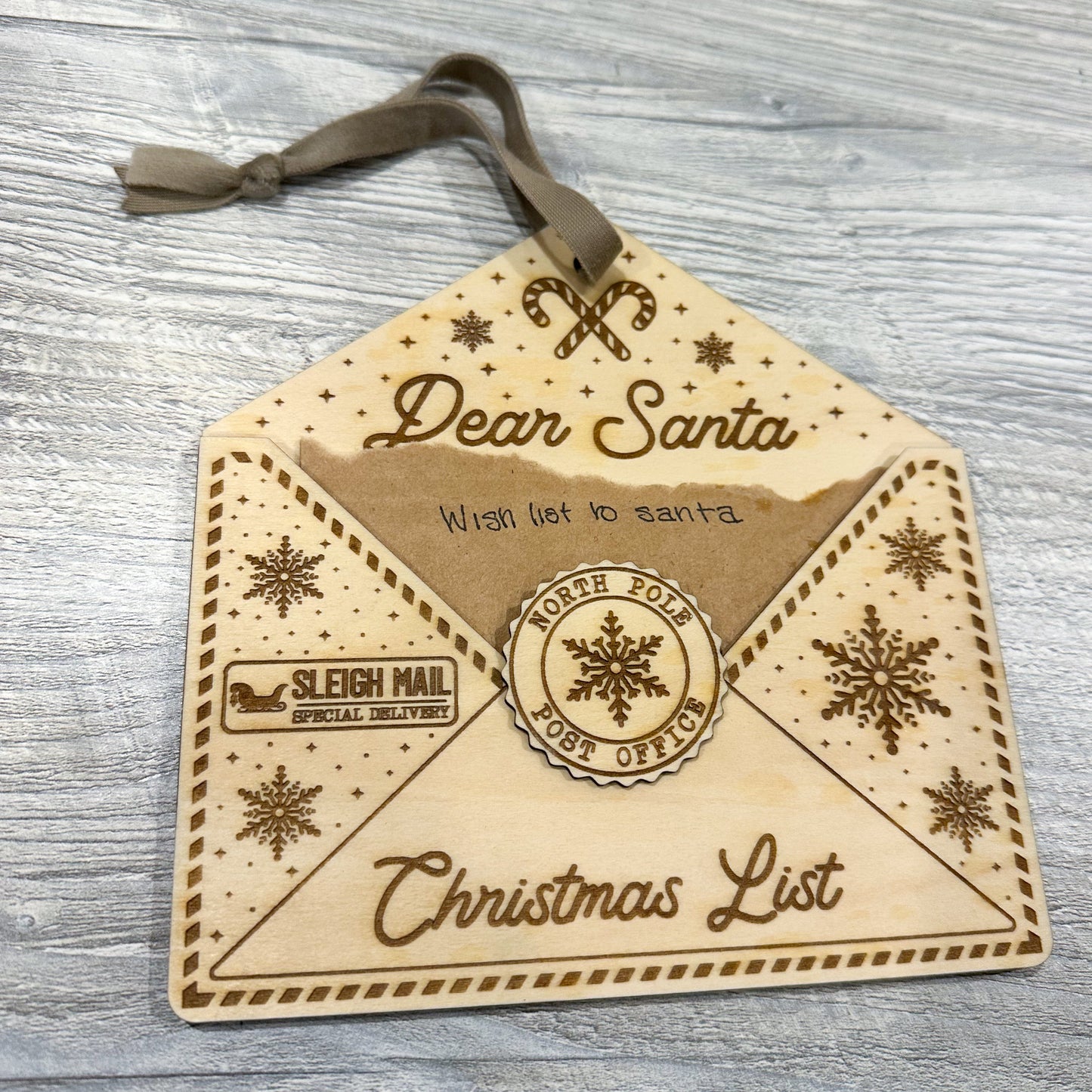 Dear Santa Ornament